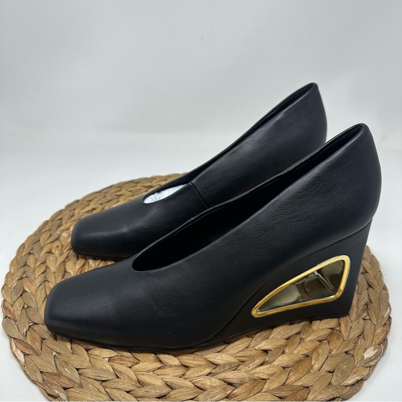 Katy Perry Women’s Hollow Wedge Pump Heels Black Size 10 - Picture 4 of 8